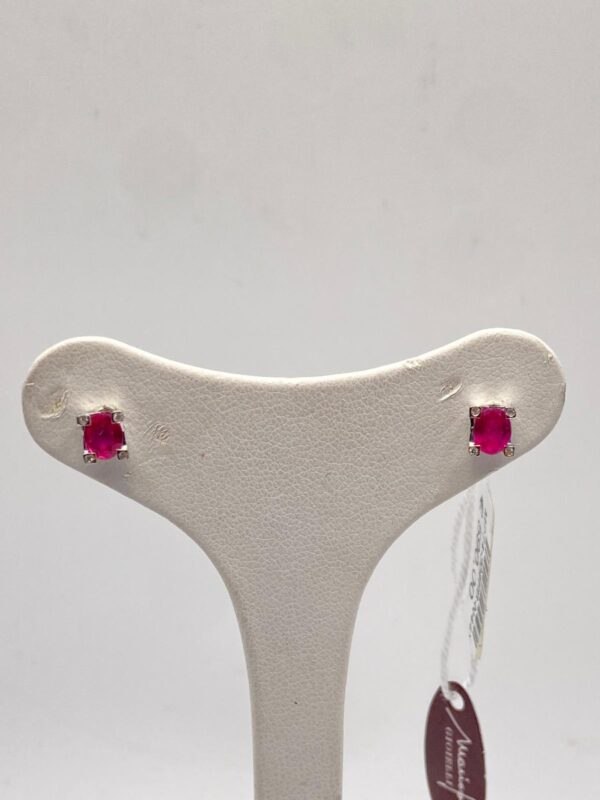 Orecchini Punto Luce Rubino Mario Porzio MP74-30RB