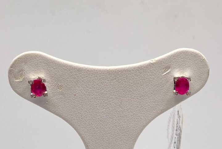 Orecchini Punto Luce Rubino Mario Porzio MP74-30RB